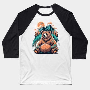 Fat Bear Week Nature Lover Baseball T-Shirt